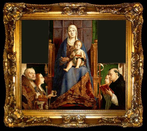 framed  Antonello da Messina San Cassiano Altar, ta009-2